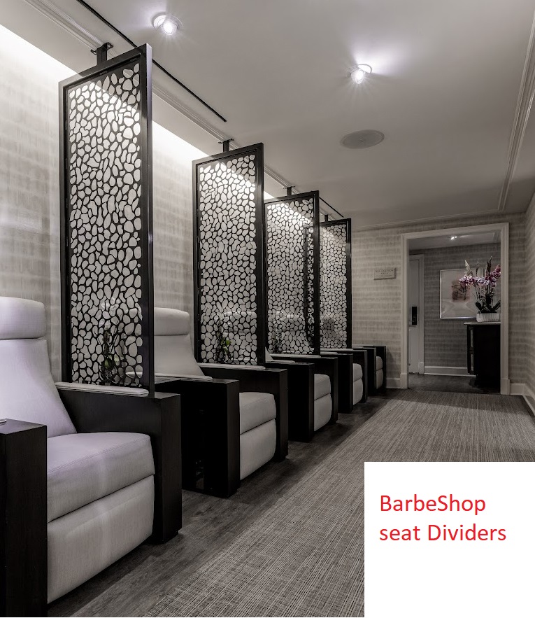 barber shop seat dividers